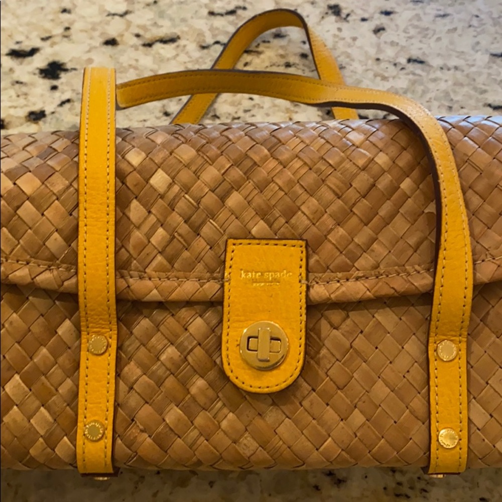 KATE SPADE STRAW BAG